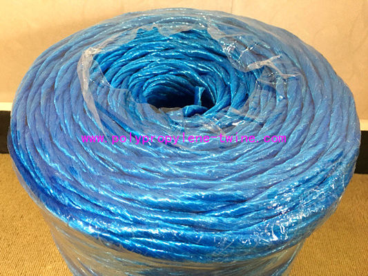 8g/m Professional Blue Polypropylene Twine Recycled Rope Tenacity Over 252KG