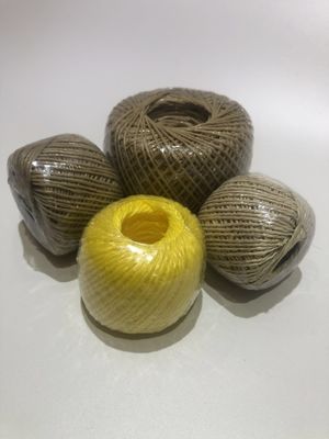 Green PP Split Film Twine Fibrillated Yarn Type / Polypropylene Raffia