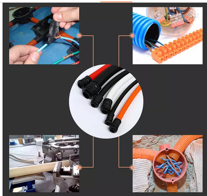 115A Rigid Corrugated Pipe PVC Compounds For Fittings Cable Tube