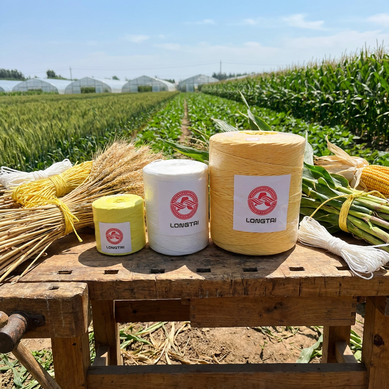 Anti Rot UV Stabilized Fibrillated PP Twine For Crop Trellising